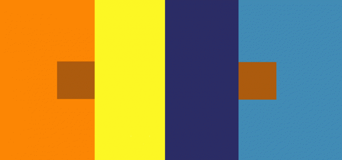 Albers teaches us that color depends on context