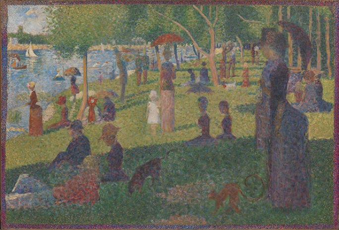 Un Dimanche Après-Midi à L'île de la Grande Jatte, Georges Seurat