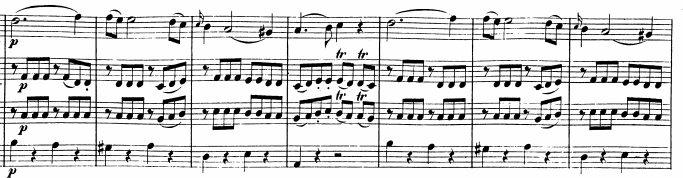 Mozart measure 32-38