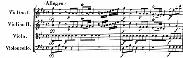 Mozart measure 1-4